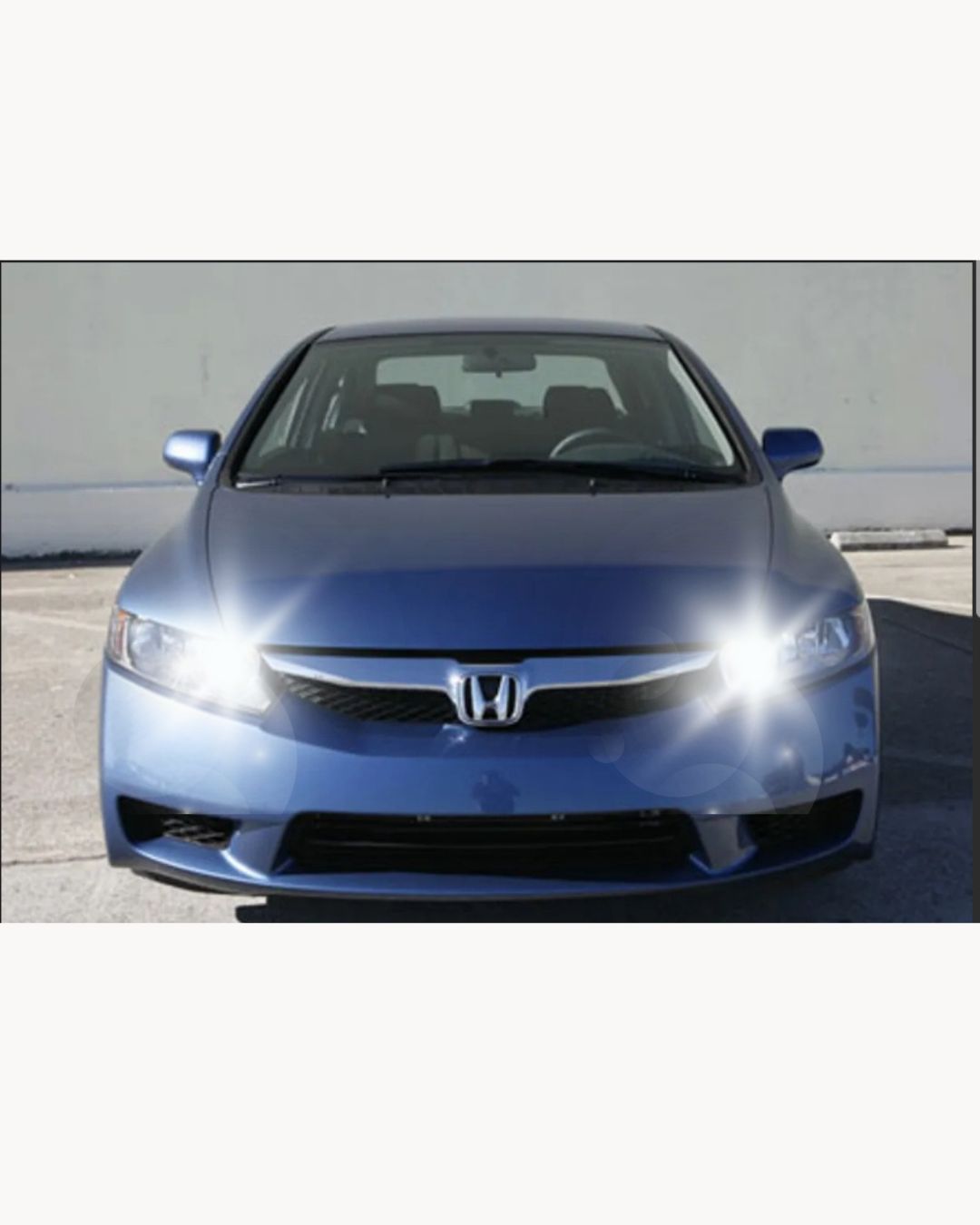 KIT FULL LED HONDA CIVIC 9 LED H7 6500K ABBAGLIANTE CANBUS 8000 LUMEN XENO