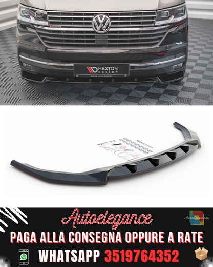 SPLITTER ANTERIORE V.1 adatto per VOLKSWAGEN T6 FACELIFT