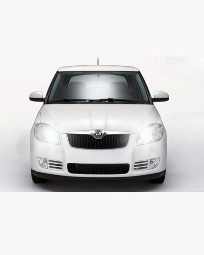 LED HIGH BEAM LAMPS FOR SKODA FABIA MK1 CANBUS H3 WHITE XENON 10000 LUMEN 