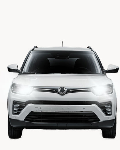 KIT LED ABBAGLIANTI SSANGYONG TIVOLI LAMPADE LED H1 NO AVARIA 6400 LUMEN 6000K