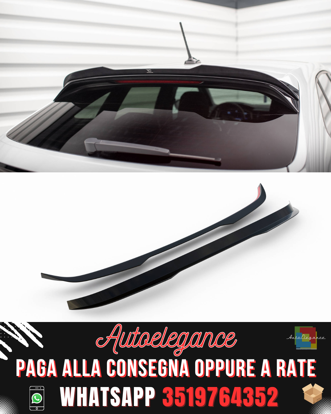 TAPPO SPOILER adatto per VOLKSWAGEN TAIGO R-LINE MK1