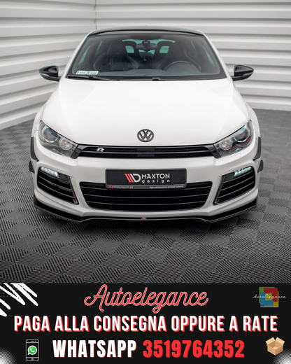 SPLITTER ANTERIORE V.4 adatto per VOLKSWAGEN SCIROCCO R MK3