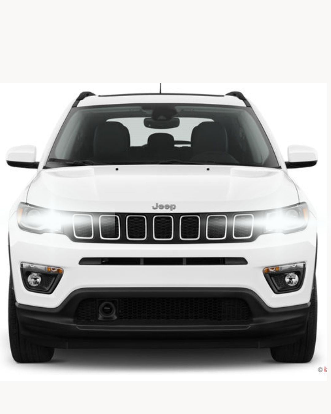 KIT FULL LED HB3 ABBAGLIANTI JEEP COMPASS MK2 6000K CANBUS 6400 LUMEN NO AVARIA