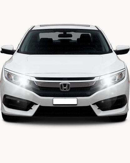 💘💘 KIT FULL LED HONDA CIVIC 9 LED H7 6500K ABBAGLIANTE CANBUS 8000 LUMEN XENO