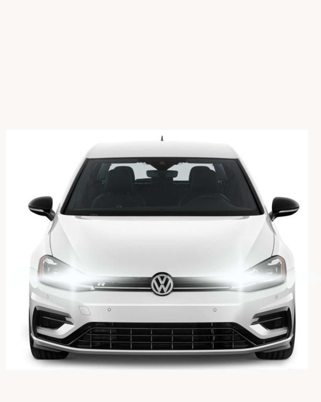 FULL LED KIT H9 VOLKSWAGEN GOLF 7 RESTYLING 6000K 9800 LUMEN CANBUS HIGH BEAM 