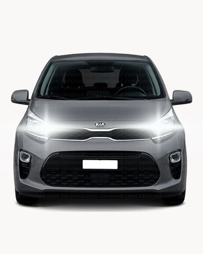 🌞🌞KIT H4 A LED PER KIA PICANTO MK2 LAMPADE LED H4 6000K XENON BIANCO NO AVARIA