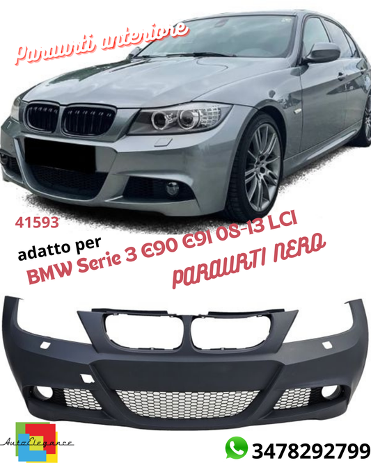 🤩Paraurti anteriore sportivo adatto per BMW Serie 3 E90 E91 08-13 LCI🤩