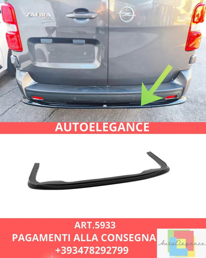 😍ART.5936 Splitter Posteriore Adatto Per Citroën Jumpy😍