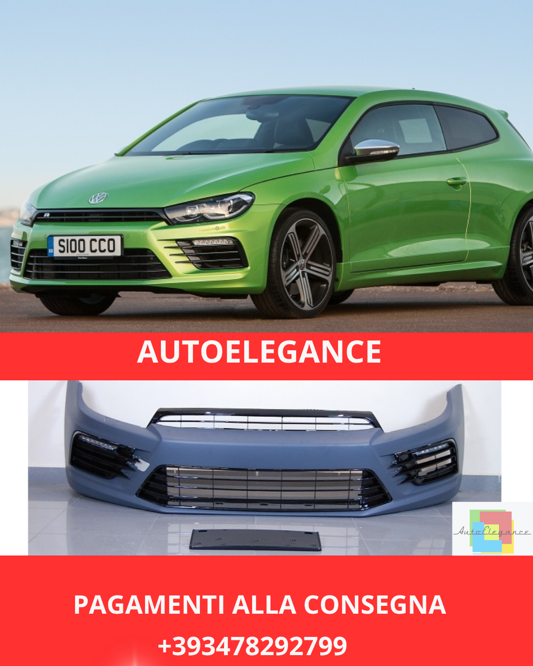 Paraurti Anteriori Volkswagen Scirocco R 2008-2017