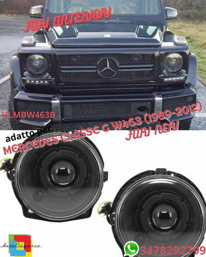 🤩Headlights suitable for Mercedes G-Class W463 (1989-2012) Black Bi-Xenon Look🤩 