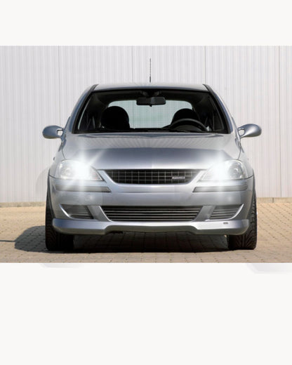 KIT LED H7 CANBUS OPEL CORSA C 8000 LUMEN 6500K ABBAGLIANTI ACCENSIONE IMMEDIATA