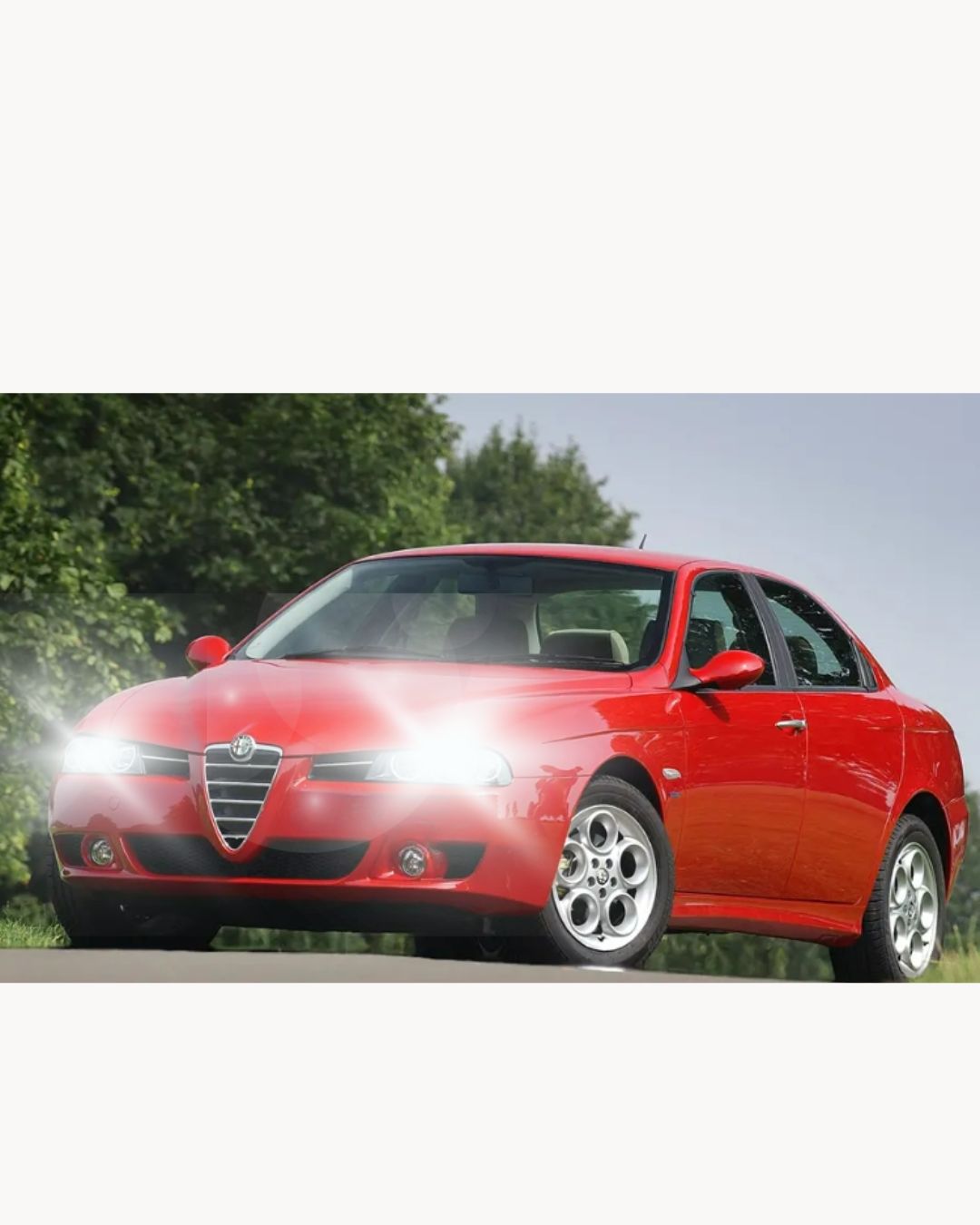 KIT LED H7 ALFA ROMEO 156 6000K BIANCO 6000 LUMEN CANBUS ANABBAGLIANTI CANBUS
