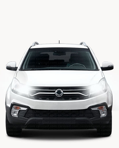 SSANGYONG KORANDO HIGH BEAM LED KIT from 2013 LED H1 NO FAILURE 6400 LUMEN 6000K 