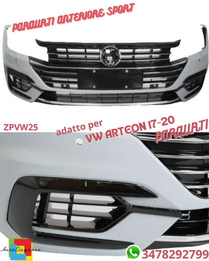 ⭐PARAURTI ANTERIORE SPORT ADATTO PER VW ARTEON 17-20⭐