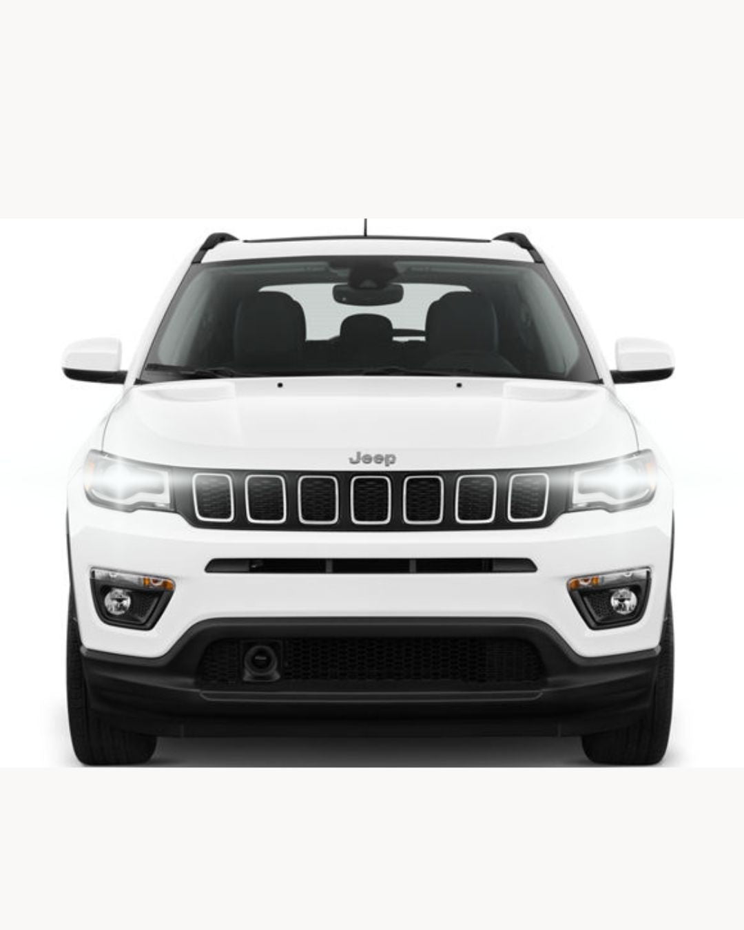 FULL LED KIT HB3 JEEP COMPASS MK2 6000K WHITE CANBUS LOW BEAM HIGH BEAM 