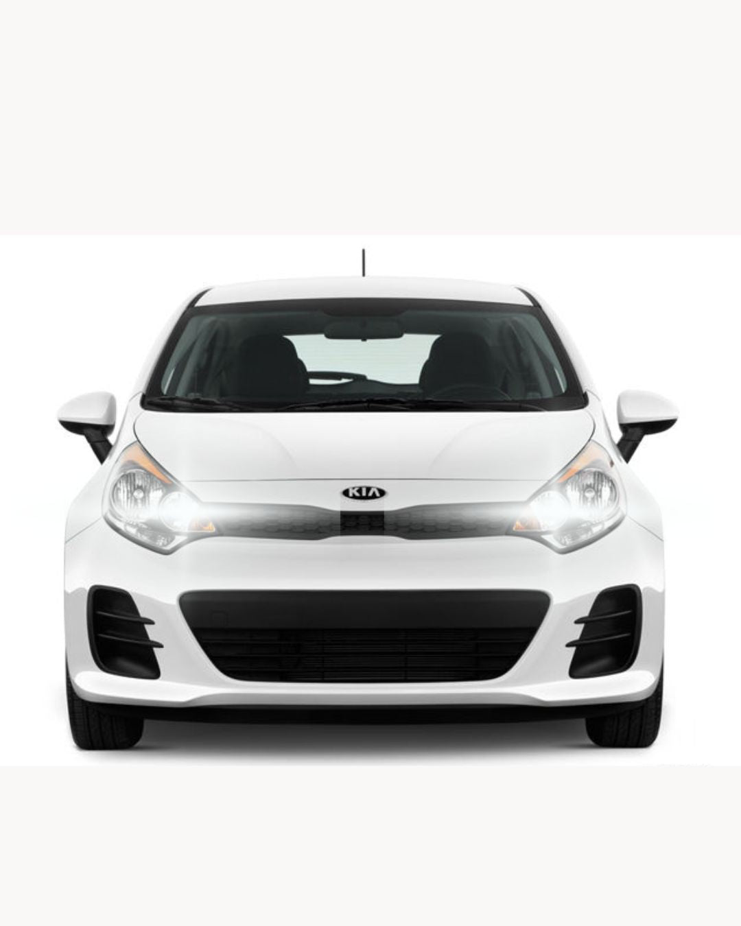 KIT LED H1 KIA RIO MK3 CON FARI A PARABOLA 6000K BIANCO ABBAGLIANTI 6400 LUMEN