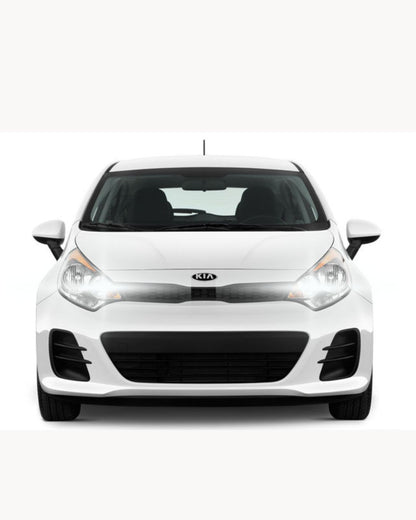 KIT LED H1 KIA RIO MK3 CON FARI A PARABOLA 6000K BIANCO ABBAGLIANTI 6400 LUMEN