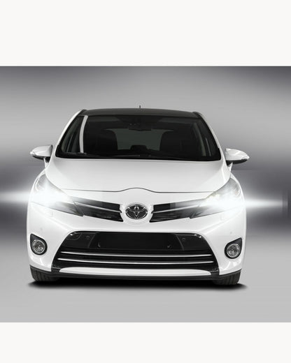 KIT FULL LED HB3 ABBAGLIANTI TOYOTA VERSO 6000K CANBUS 6400 LUMEN NO AVARIA LUCI