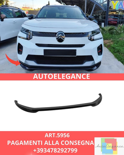 😍ART.5956 Splitter Anteriore Adatto Per Citroen C3 Mk4 😍