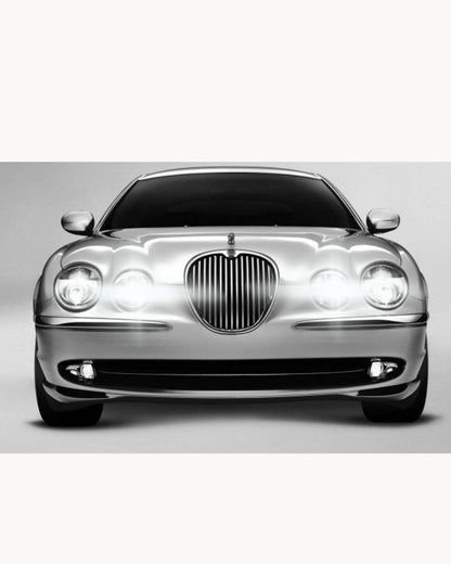 😍😍KIT FULL LED HB3 ABBAGLIANTI JAGUAR S-TYPE 6000K CANBUS 6400 LUMEN NO AVARIA
