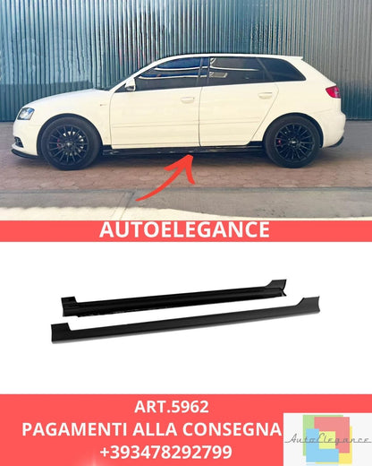 😍ART.5962 Minigonne Adatto Per Audi A3 8P Sills Sportback (2005-2012)  😍