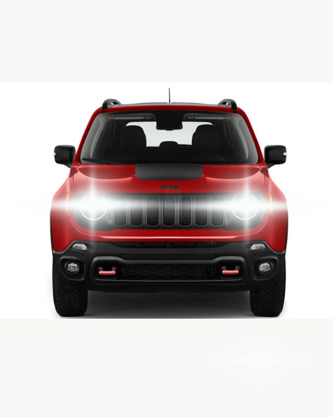 LAMPADE H4 A LED JEEP RENEGADE 8000 LUMEN ANABBAGLIANTI ABBAGLIANTI CANBUS 6000K