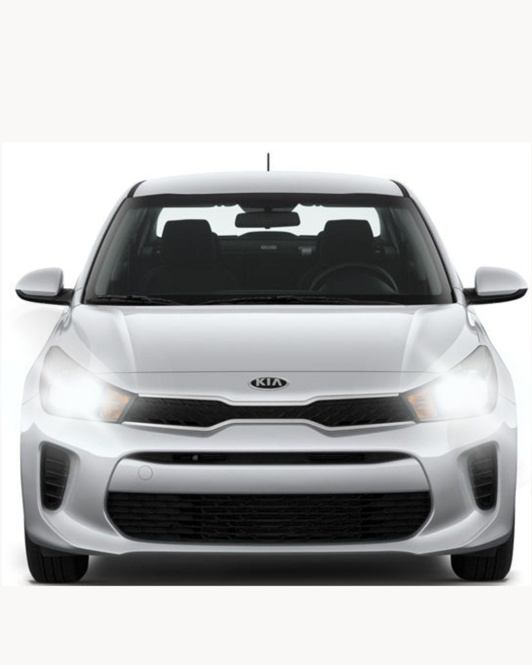 KIT LED H1 KIA RIO MK3 CON FARI A PARABOLA 6000K BIANCO ABBAGLIANTI 6400 LUMEN