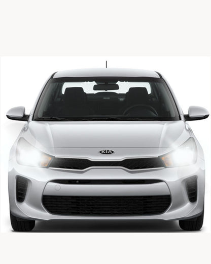 KIT LED H1 KIA RIO MK3 CON FARI A PARABOLA 6000K BIANCO ABBAGLIANTI 6400 LUMEN