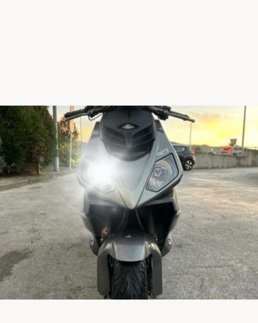 H8 LED LAMP 6000K 3000 LUMEN CANBUS FOR DERBI GP1 DAZZLING ICE WHITE
