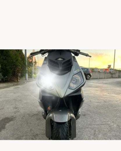 H8 LED LAMP 6000K 3000 LUMEN CANBUS FOR DERBI GP1 DAZZLING ICE WHITE