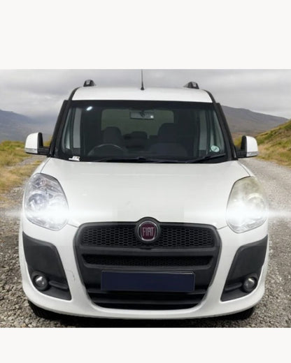 KIT FULL LED HB3 ABBAGLIANTI FIAT DOBLO DAL 2015  6000K CANBUS 6400 LUMEN
