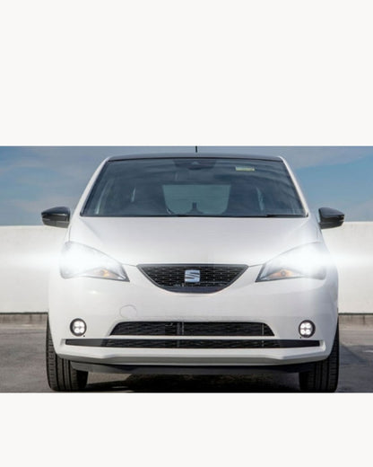 KIT H4 A LED PER SEAT MII LAMPADE LED H4 6000K XENON BIANCO NO AVARIA LUCI