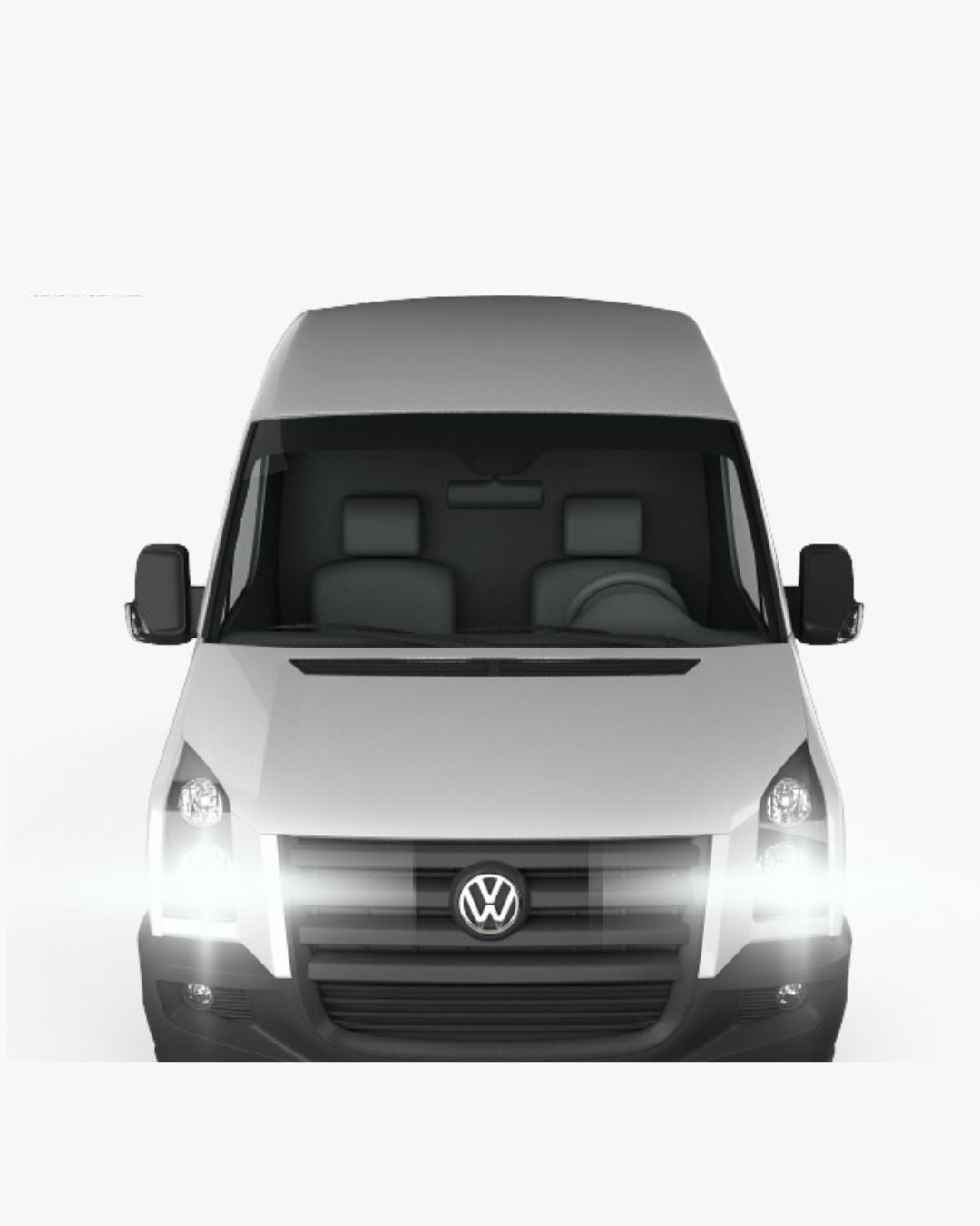 😎KIT LED H7 VOLKSWAGEN CRAFTER 2E 6000K XENON ABBAGLIANTI 6400 LUMEN NO AVARIA
