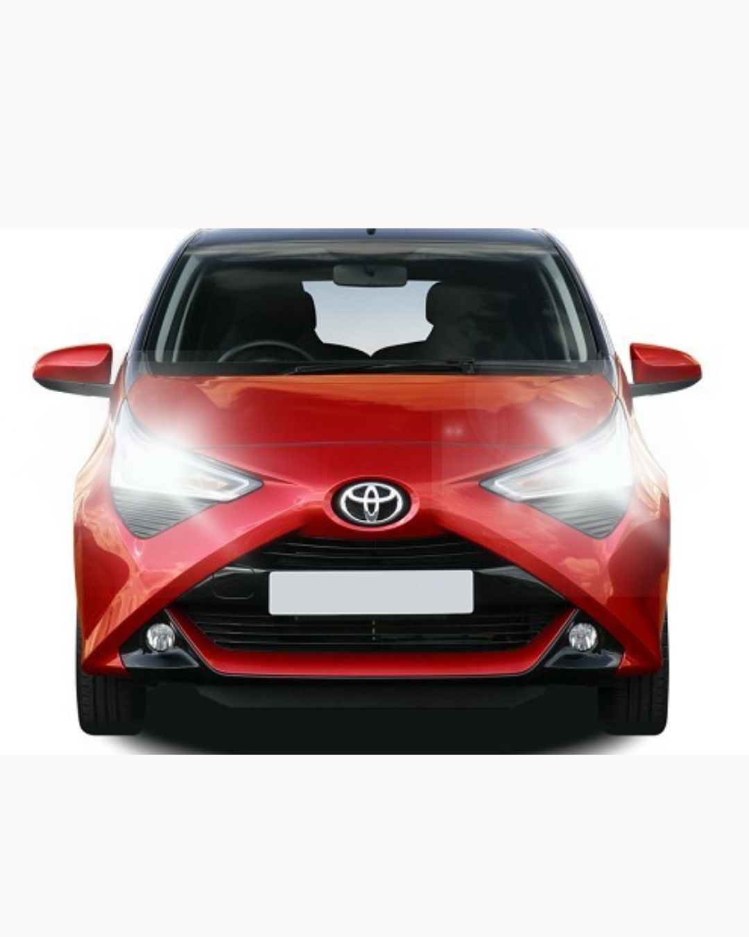 KIT FULL LED HB3 ANABBAGLIANTI TOYOTA AYGO X 6000K BIANCO CANBUS 6400 LUMEN