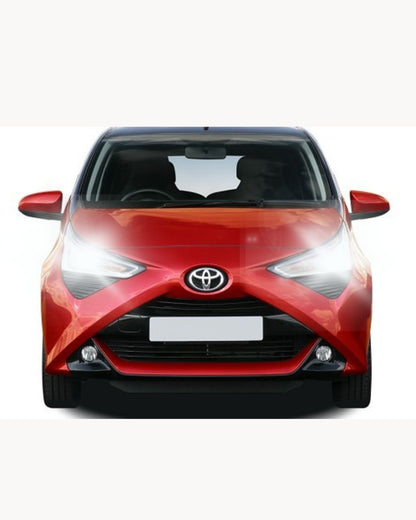 KIT FULL LED HB3 ANABBAGLIANTI TOYOTA AYGO X 6000K BIANCO CANBUS 6400 LUMEN