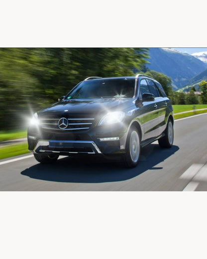 H7 LED KIT MERCEDES ML W163 FROM 09/2000 6000K HIGH BEAM INSTANT ON 