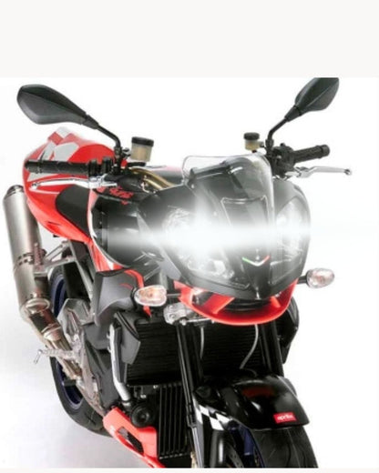 KIT FULL LED LAMPADE H11 6000K APRILIA TUONO 1000 R 9800 LM ABBAGLIANTI CANBUS