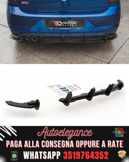 DIFFUSORE POSTERIORE RACING DURABILITY ADATTO PER VOLKSWAGEN POLO GTI MK6