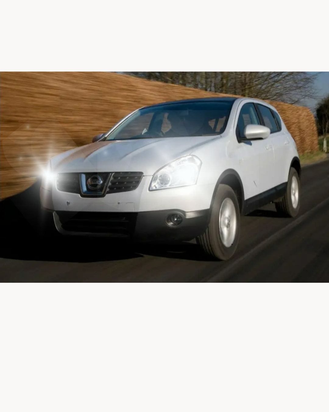 KIT LED H7 NISSAN QASHQAI J10 6000K WHITE 6000 LUMEN CANBUS LOW BEAM 