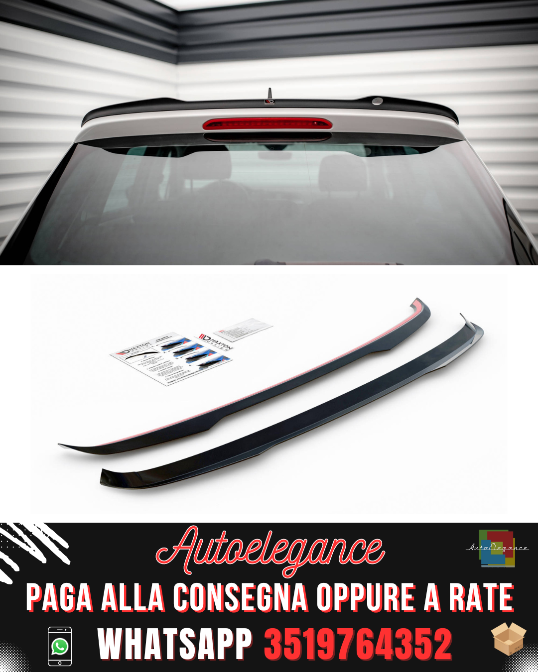 TAPPO SPOILER ADATTO PER VOLKSWAGEN TIGUAN MK2