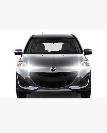 KIT LED H7 CANBUS MAZDA 5 MK1 6000K 6400 LUMEN XENON NO ERROR ABBAGLIANTE