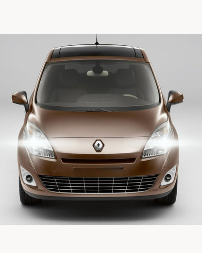🔥🔥🔥KIT LED H7 RENAULT SCENIC 3  FARI LENTICOLARI 6000K ABBAGLIANTI 6400 LUMEN