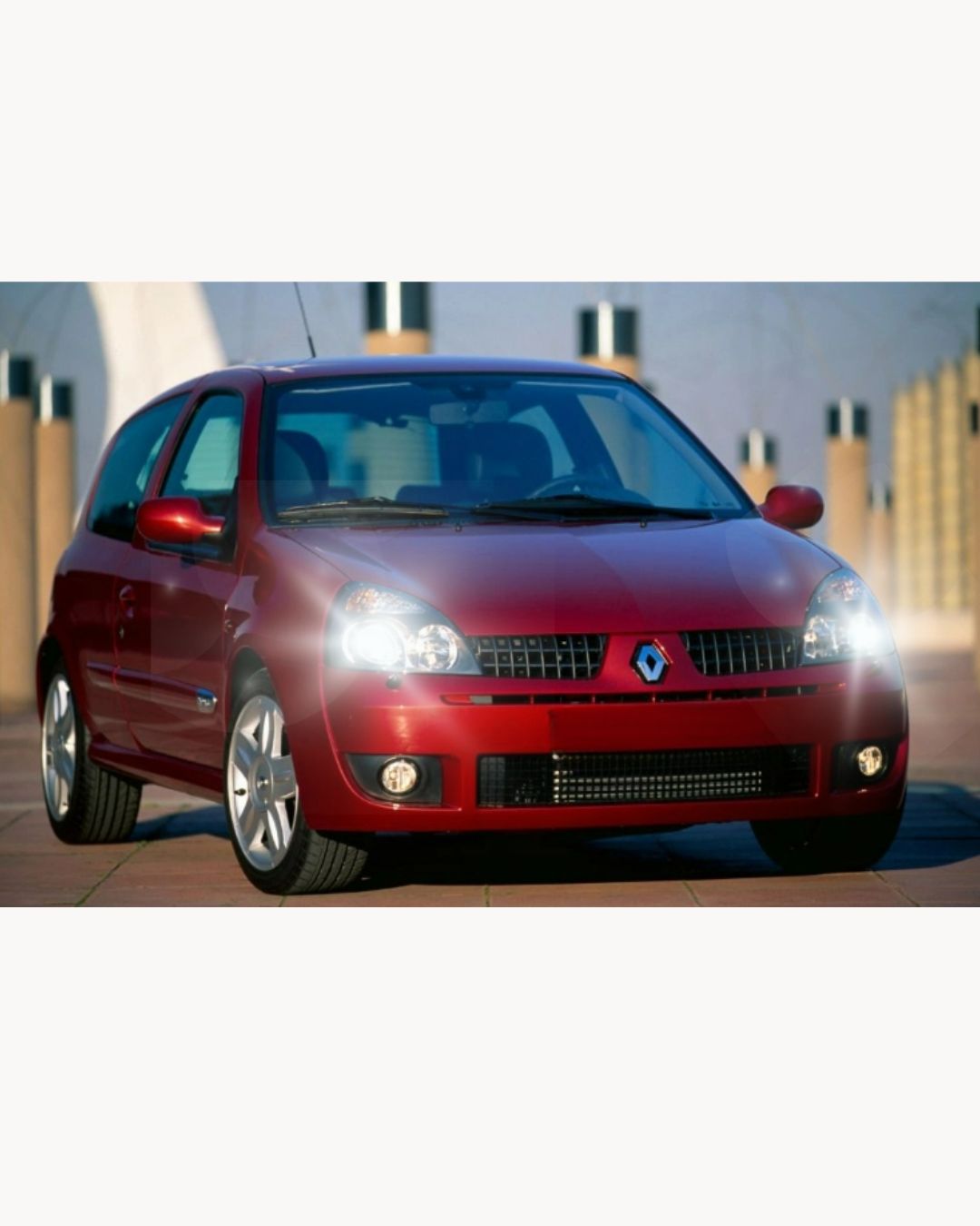 H7 LED KIT FOR RENAULT CLIO MK2 II 6000K WHITE 6000 LUMEN CANBUS LOW BEAM 