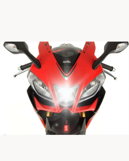 LAMPADA LED H11 6000K 4900 LUMEN CANBUS APRILIA RSV4 ABBAGLIANTE MOTO NO ERROR