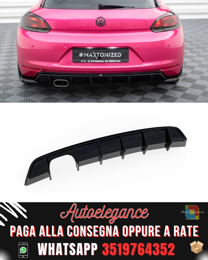 DIFFUSORE POSTERIORE V.1 ADATTO PER VOLKSWAGEN SCIROCCO MK3