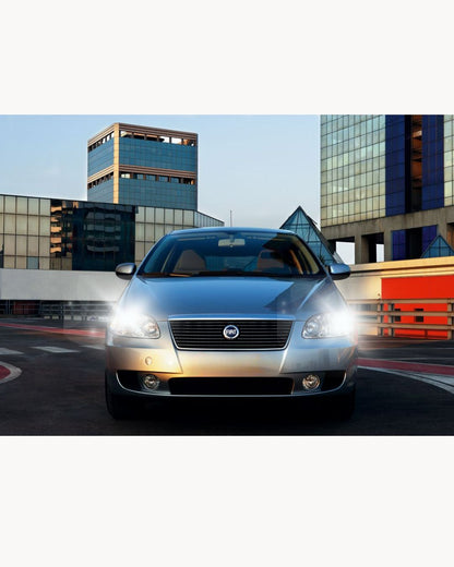 H1 LED LOW BEAM LAMP KIT FIAT CROMA RESTYLING 6000K XENON WHITE NOERROR