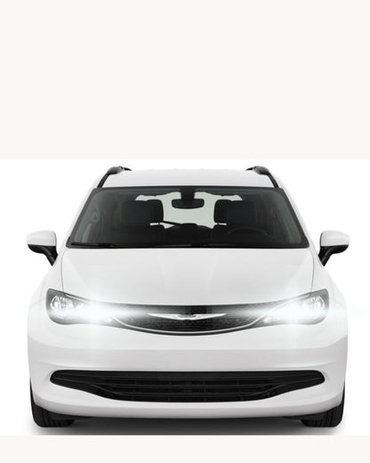 KIT FULL LED H9 CHRYSLER VOYAGER IV MK4 ABBAGLIANTE 6000K BIANCO GHIACCIO CANBUS