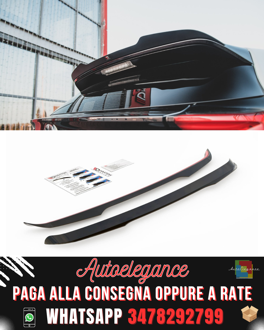 SPOILER adatto per TOYOTA GR YARIS MK4