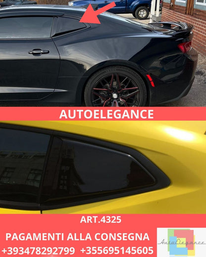 ⭐ART.4325 Prese d'aria laterali – Nero lucido (CHEVROLET CAMARO 2016-2023)⭐