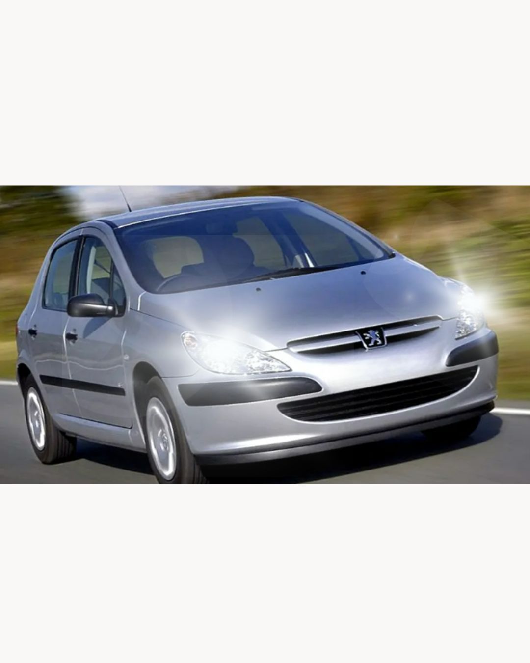 H7 LED KIT FOR PEUGEOT 307 6000K WHITE 6000 LUMEN CANBUS LOW BEAM 